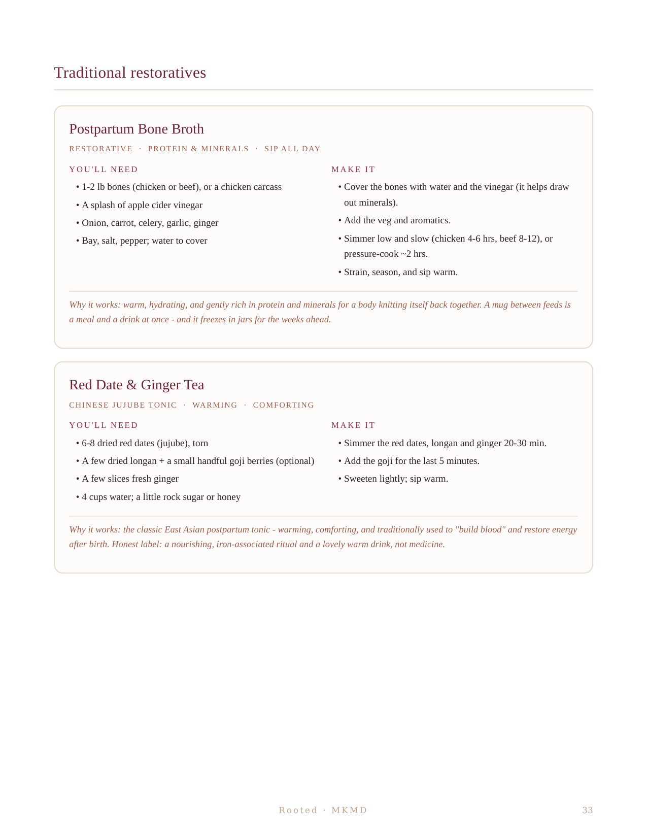 Rooted: A Fourth Trimester Guide