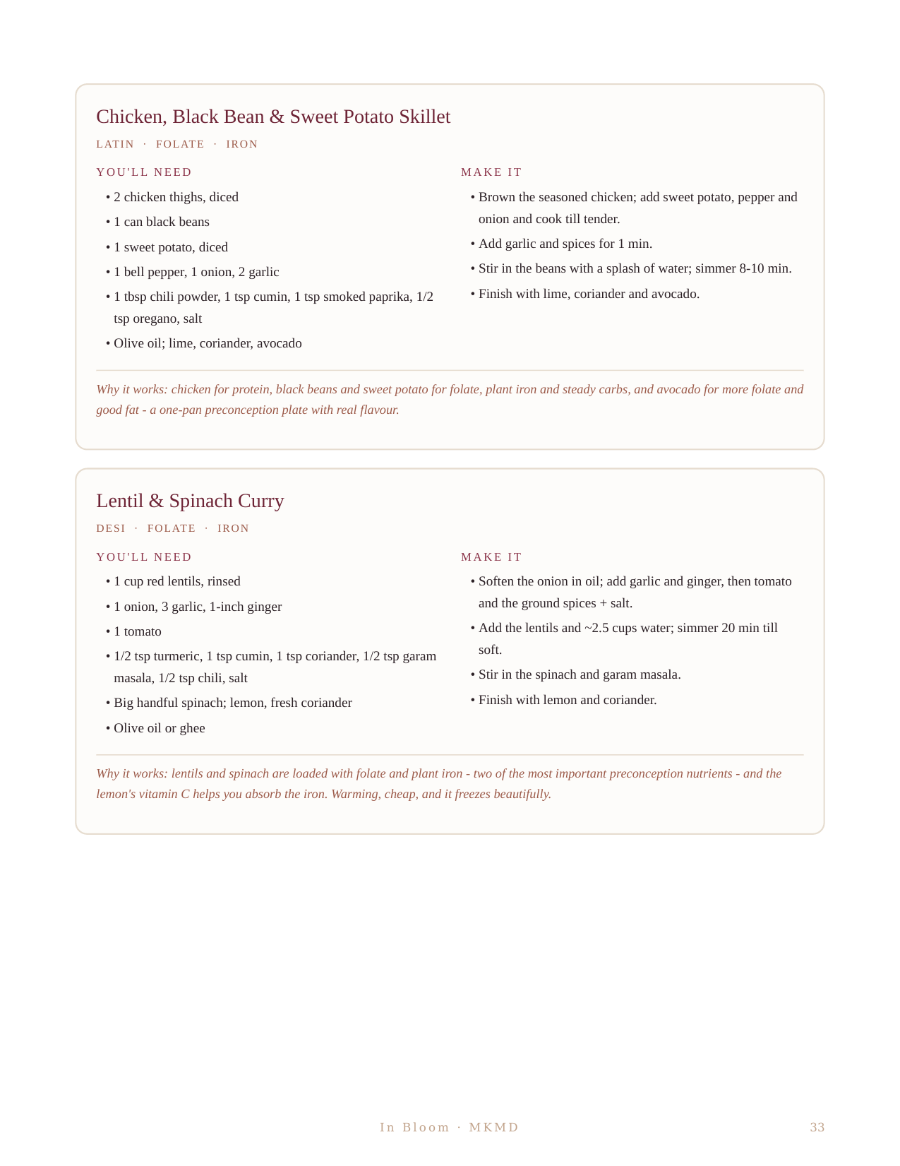 In Bloom: A Fertility & Preconception Guide