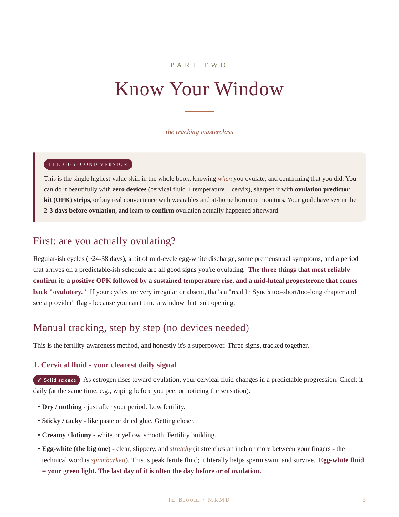 In Bloom: A Fertility & Preconception Guide