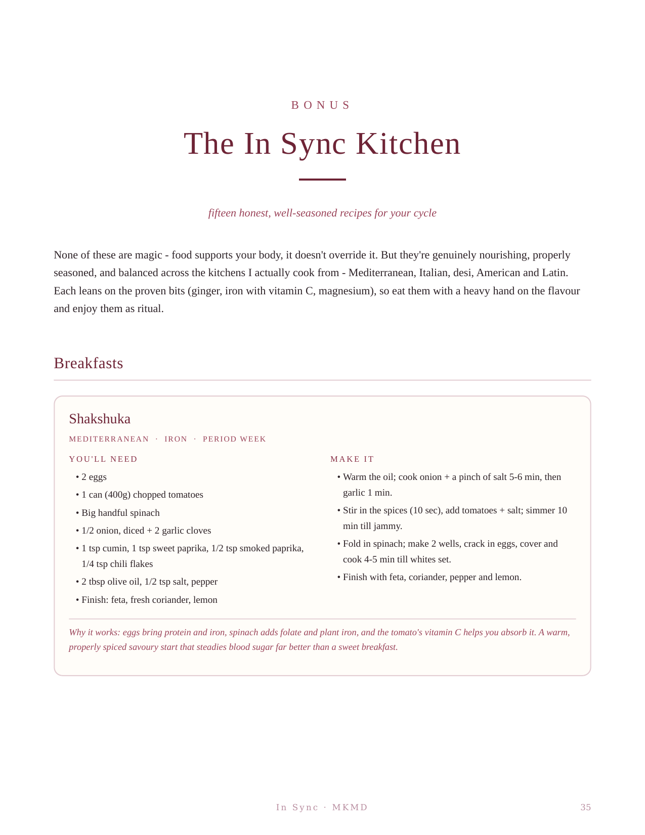 In Sync: A Cycle & Reproductive Hormone Guide