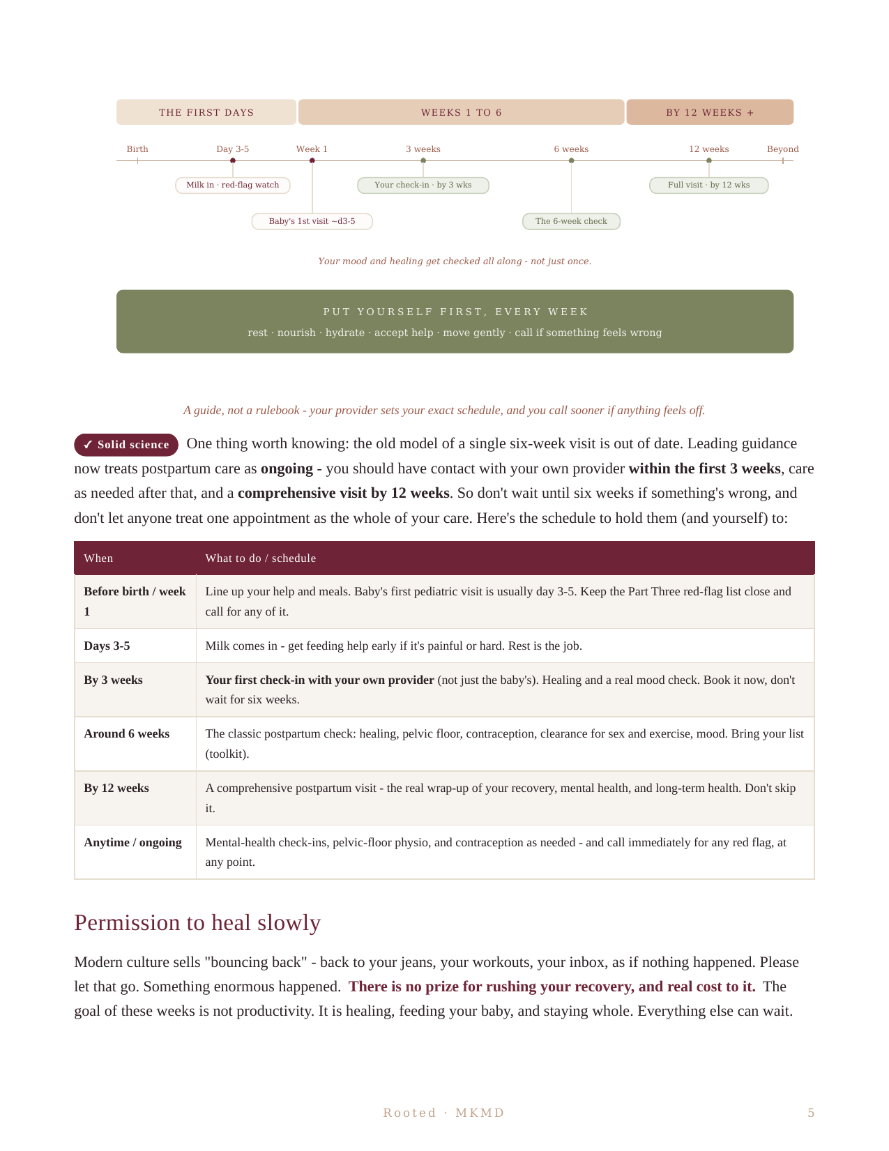 Rooted: A Fourth Trimester Guide